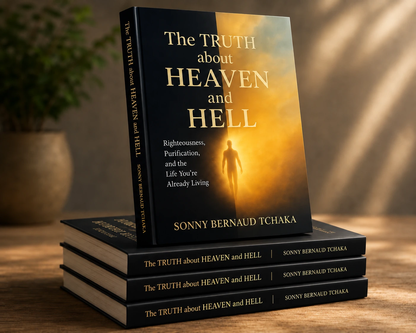Book presentation of The Truth about Heaven and Hell by Sonny Bernaud Tchaka.